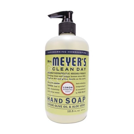 Sc Johnson Mrs.Meyers, Clean Day Liquid Hand Soap, Lemon, 12.5 Oz, 6PK 651321